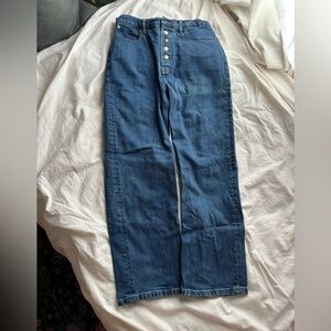 Everlane Way High Jean High Rise Button Up Size 28